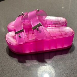 Pink Platform Sandals